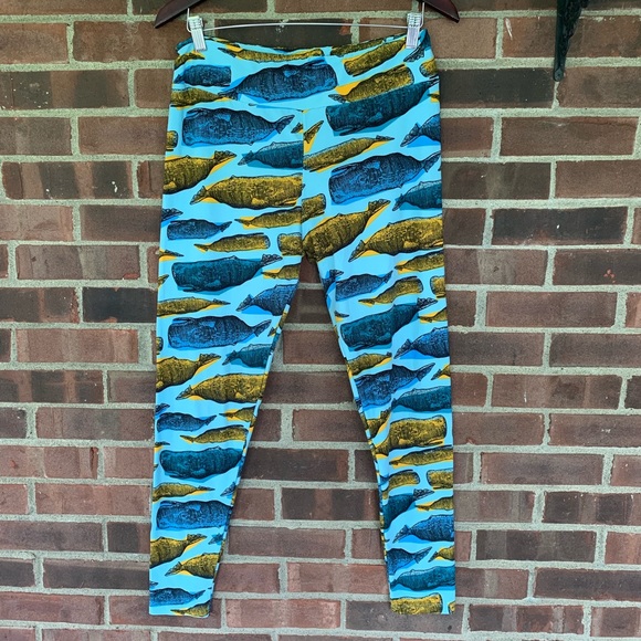 LuLaRoe Pants - LuLaRoe whale print leggings